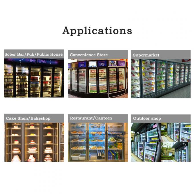 معدات التبريد الصناعية القابلة للتعديل مع أغلاق كيس الهواء المزدوج والعجلات العالمية عالية القوة 5