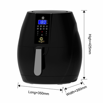 أسود 1200w مطبخ طهي المعدات عالية الأداء طباخ الهواء