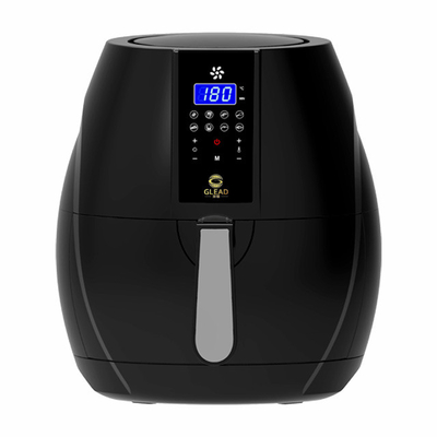 أسود 1200w مطبخ طهي المعدات عالية الأداء طباخ الهواء