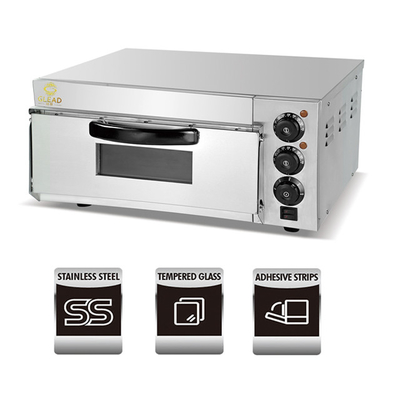 إنتاجية ZH-1M معدات المخبز التجاري فرن البيتزا / الخبز 2KW 220-240V / 50Hz-60Hz