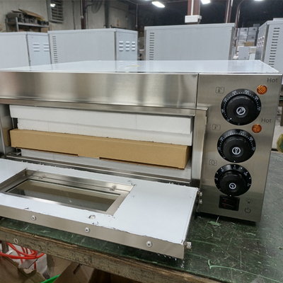 فولاذ المقاوم للصدأ الكهربائية بيتزا / فرن الخبز النموذج ZH-1M 2kw الطاقة معدات الخبز التجارية
