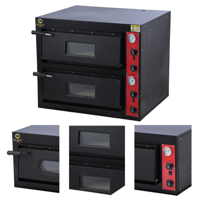 فرن الخبز التجاري الكهربائي PZ-02 الإنتاجية 8.4kw الطاقة 220-240V / 50Hz-60Hz