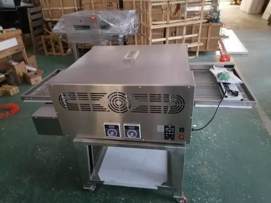 فرن خبز البيتزا أجهزة الغاز من الفولاذ المقاوم للصدأ 220 فولت 0.1kw الطاقة