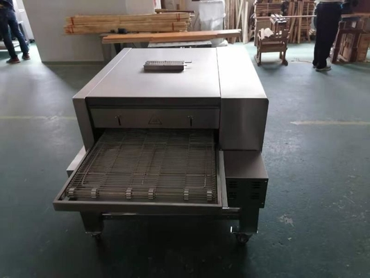 فرن الخبز الغازي التجاري 220V/50Hz LPG LNG 0-400.C درجة حرارة 80KG الوزن الصافي
