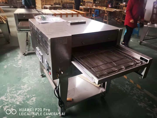فرن الخبز الغازي التجاري 220V/50Hz LPG LNG 0-400.C درجة حرارة 80KG الوزن الصافي