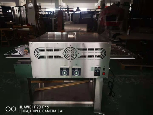 فرن الخبز الغازي التجاري 220V/50Hz LPG LNG 0-400.C درجة حرارة 80KG الوزن الصافي