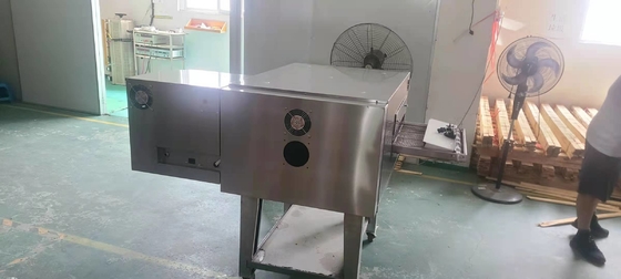 فرن بيتزا الخبز الغازي المسال 3N-380V / 50Hz المعدات التجارية مع قاعدة الرخام