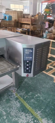 فرن خبز البيتزا الكهربائي مع قاعدة الرخام / الفولاذ المقاوم للصدأ 3N-380V / 50Hz فولتاج LPG / LNG نوع الغاز