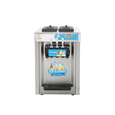 الكفاءة الكهربائية آلة الآيس كريم التجارية 16-18L / H المبرد 1.5KW الطاقة