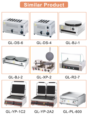 معدات طهي المطاعم الغازية من الفولاذ المقاوم للصدأ طراز 1200 GL-RG-1200 طاقة 18 LPG/NG 168kg