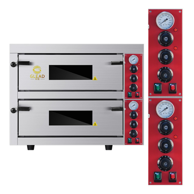 فرن خبز البيتزا التجاري بقوة 9 كيلوواط 3N-380V/220-240V فولت 115 كجم الوزن