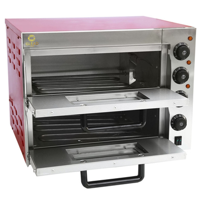فرن البيتزا الكهربائي 3kw 220-240V للخبز فرن الخبز التجاري 29KG