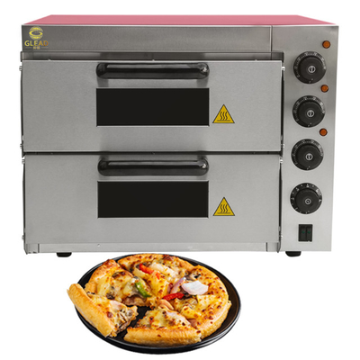 فرن البيتزا الكهربائي 3kw 220-240V للخبز فرن الخبز التجاري 29KG