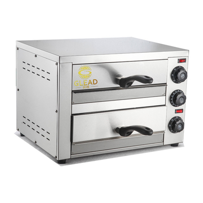 فرن بيتزا كهربائي 16 بوصة 2460W معدات الخبز 220V النموذج التجاري
