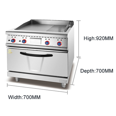 معدات مطبخ الطعام السريع الطاقة نموذج GL RGE R مع وزن 214kg و 12.5kw الجهد