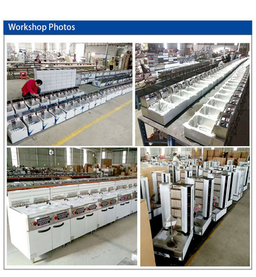 12.5kw معدات طهي مطعم كهربائية 220V-380V/50hz-60hz الجهد 214kg الوزن