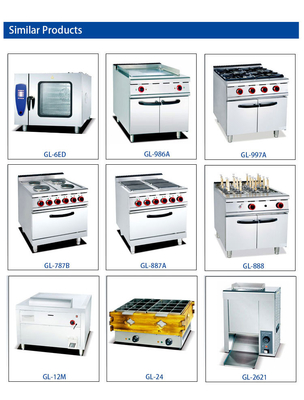 800×900×850 70 معدات مطبخ الوجبات السريعة للأطعمة السريعة والمريحة