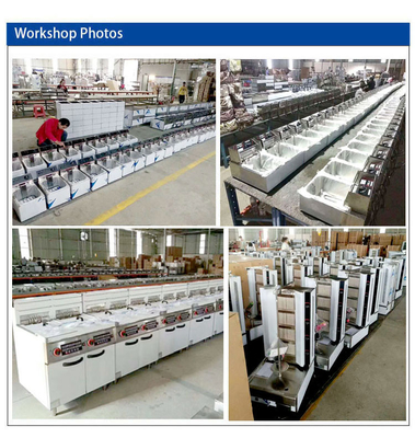 800×900×850 70 معدات مطبخ الوجبات السريعة للأطعمة السريعة والمريحة