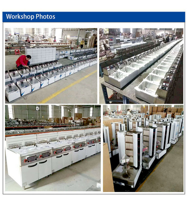 800×900×850 70 GL-RS معدات الطبخ لمطابخ المطاعم الثقيلة