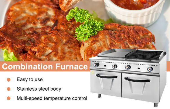 180 كيلوغرام وصلة الغاز معدات مطبخ الوجبات السريعة للطبخ على نطاق واسع