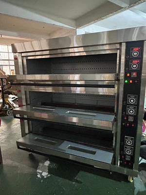 فرن سطح الغاز منخفض الاستهلاك للطاقة للخبز الخبز 220V50HZ الجهد 0.3KW الطاقة