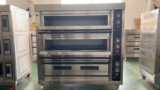 فرن سطح الغاز منخفض الاستهلاك للطاقة للخبز الخبز 220V50HZ الجهد 0.3KW الطاقة