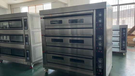 فرن سطح الغاز منخفض الاستهلاك للطاقة للخبز الخبز 220V50HZ الجهد 0.3KW الطاقة