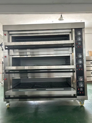 فرن سطح الغاز منخفض الاستهلاك للطاقة للخبز الخبز 220V50HZ الجهد 0.3KW الطاقة