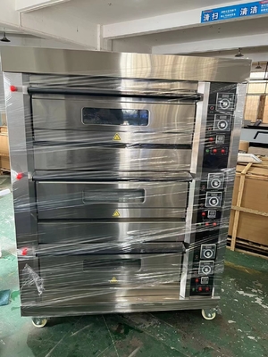 الغاز NBO-G306 3 طابق 6 صناديق الفرن لخبز خبز البيض والأكثر