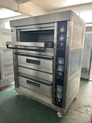 الغاز NBO-G306 3 طابق 6 صناديق الفرن لخبز خبز البيض والأكثر