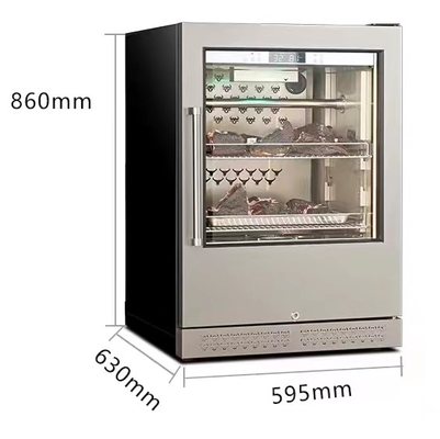 ثلاجة فندقية 168L القشرة السوداء 160W ضاغط التبريد الهوائي منطقة درجة حرارة واحدة صيانة سهلة