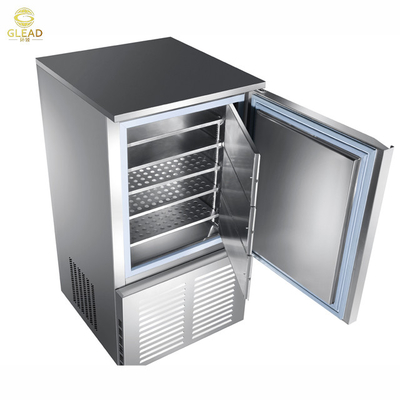 3-الوعاء R-404A التبريد الهوائي المعدات الفندقية 50KG N.W مع القدرة على التجميد من -40.C 900W الطاقة