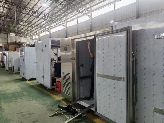 R-404A التبريد الهوائي الفندق المجمد 3 صندوقا الثلاجة التجارية للتبريد والتجمد العميق