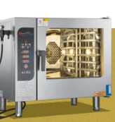 32.8KW كهربائية 20x1/1GN فرن مزيج 400-600 وجبات السعة معدات الخبز التجارية