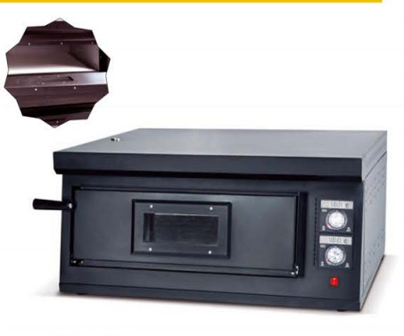 محطة الخبز في فرن البيتزا من الفولاذ المقاوم للصدأ مع 220V-240V التحكم في الحرارة لصنع البيتزا المثالي