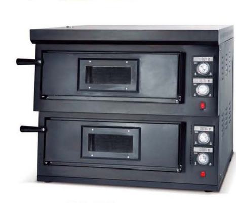 محطة الخبز في فرن البيتزا من الفولاذ المقاوم للصدأ مع 220V-240V التحكم في الحرارة لصنع البيتزا المثالي