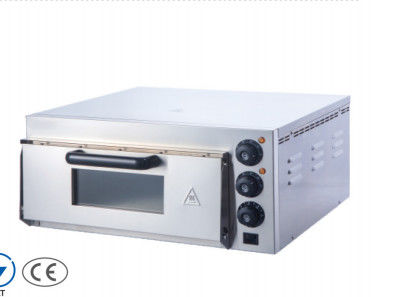 حرارة فرن الفولاذ المقاوم للصدأ حرارة 50-300C لخبز البيتزا لوحة التحكم الميكانيكية معدات المطبخ