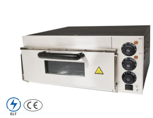 حرارة فرن الفولاذ المقاوم للصدأ حرارة 50-300C لخبز البيتزا لوحة التحكم الميكانيكية معدات المطبخ