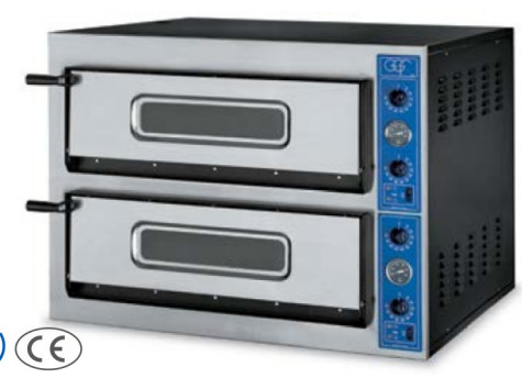 الفضة الفولاذ المقاوم للصدأ 220V-240V مطبخ فرن البيتزا مع 50-300 درجة مئوية التحكم في درجة الحرارة
