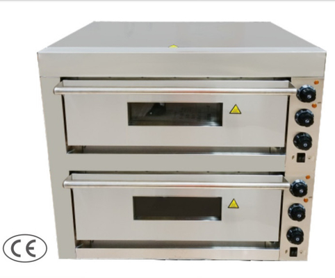 الفضة الفولاذ المقاوم للصدأ 220V-240V مطبخ فرن البيتزا مع 50-300 درجة مئوية التحكم في درجة الحرارة