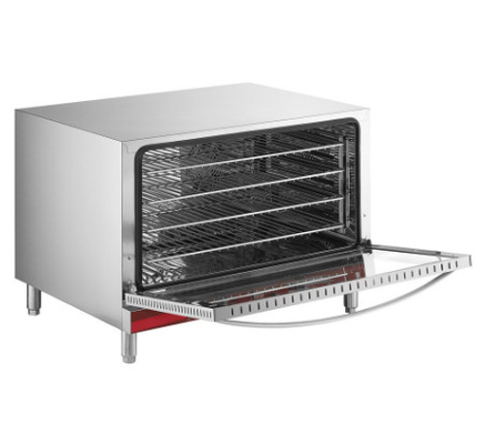 لوحة التحكم الرقمية فرن اتفاقية الفولاذ المقاوم للصدأ لخبز الطعام عند 0-350 °C