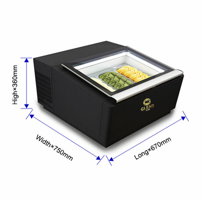 معدات التبريد الإيطالية Pan 3pcs مع نظام تبريد تهوية