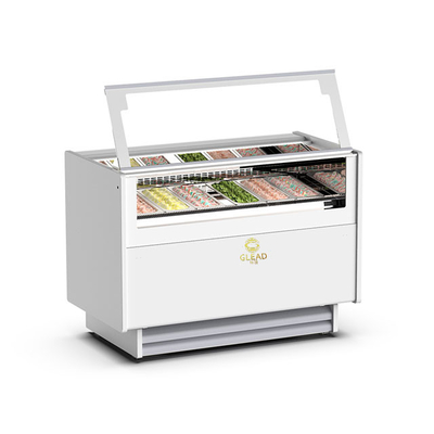 وحدة تبريد 1050W مع 6 مقلاة إيطالية