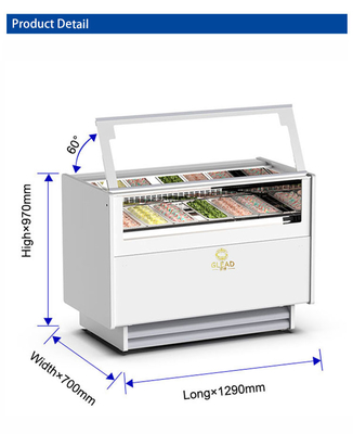 وحدة التبريد الصناعي التهوية 1050W لـ -16C إلى -18C نطاق درجة الحرارة