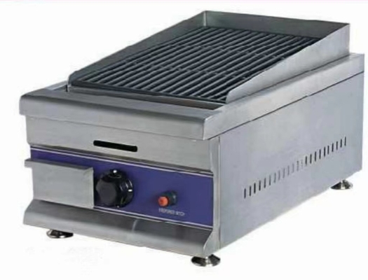 220V-240V الحديد الحمم الصخرية الشواية مع الفضة والأبيض لوحة التحكم الرقمية