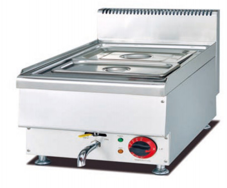 220-240v 50hz Silver Bain Marie مع وظيفة تسخين مع تحكم في درجة الحرارة 0.C ~ 100.C
