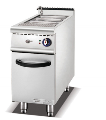 الفولاذ المقاوم للصدأ 220-240v 50hz Bain Marie للحفاظ على الحساء وتسخينه عند 0.C إلى 100.C