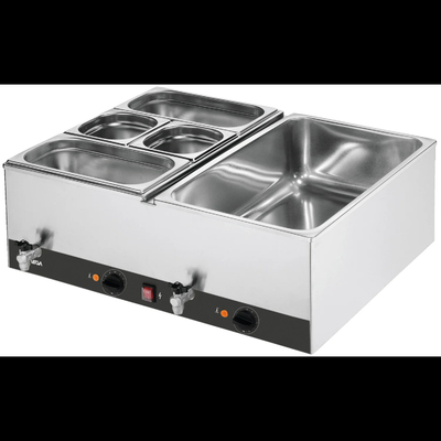 أجهزة الطهي الكهربائية من الفولاذ المقاوم للصدأ الفضة 220-240v 50hz تحكم درجة الحرارة