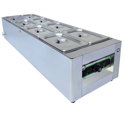 أجهزة الطهي الكهربائية من الفولاذ المقاوم للصدأ الفضة 220-240v 50hz تحكم درجة الحرارة