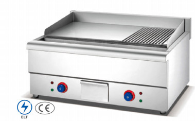 220-240v أجهزة الطهي الكهربائية من الفولاذ المقاوم للصدأ الفضي مع نطاق درجة الحرارة من 0 °C إلى 100 °C